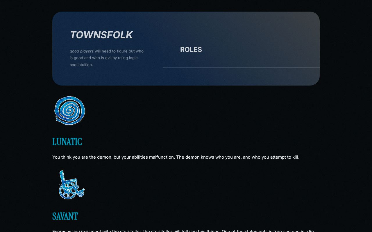 Carrd profile picture for @townsfolk